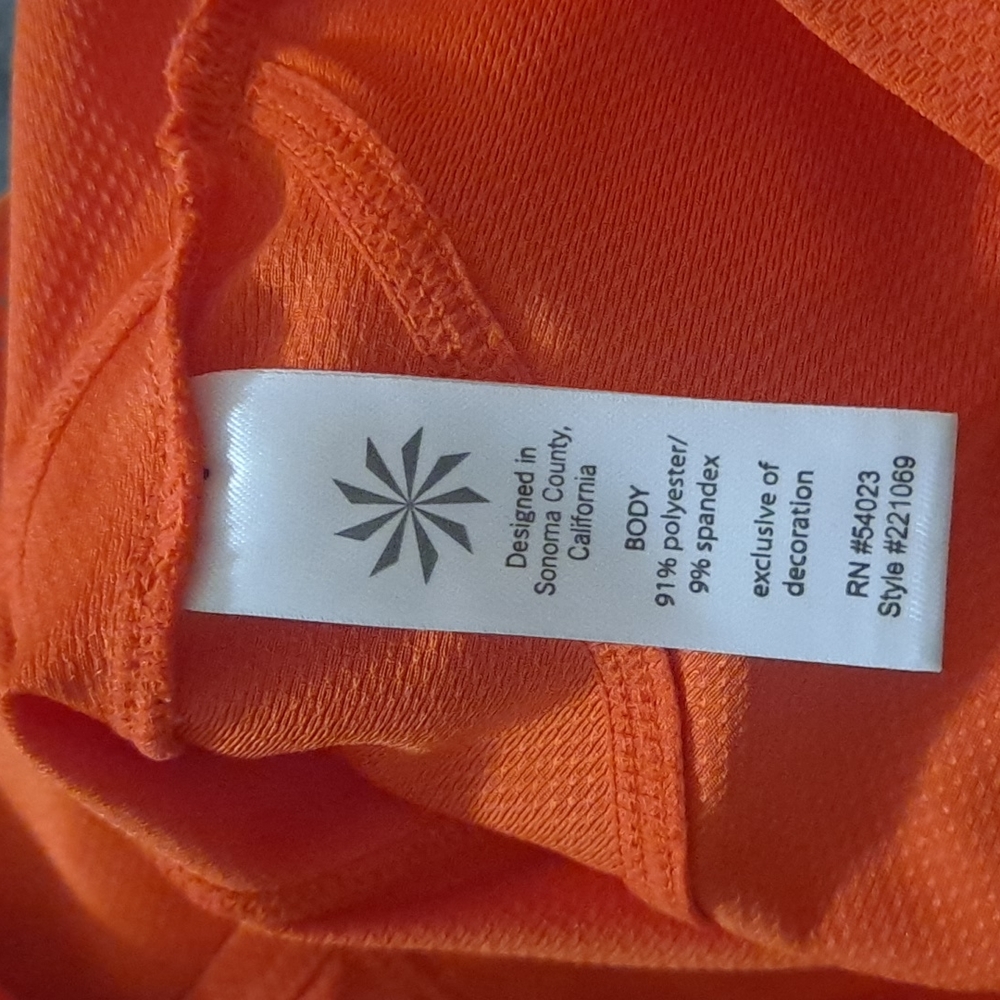 Athleta Orange Racerback Style 221069 - Picture 6 of 8